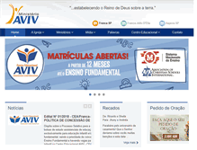 Tablet Screenshot of ministerioaviv.com.br